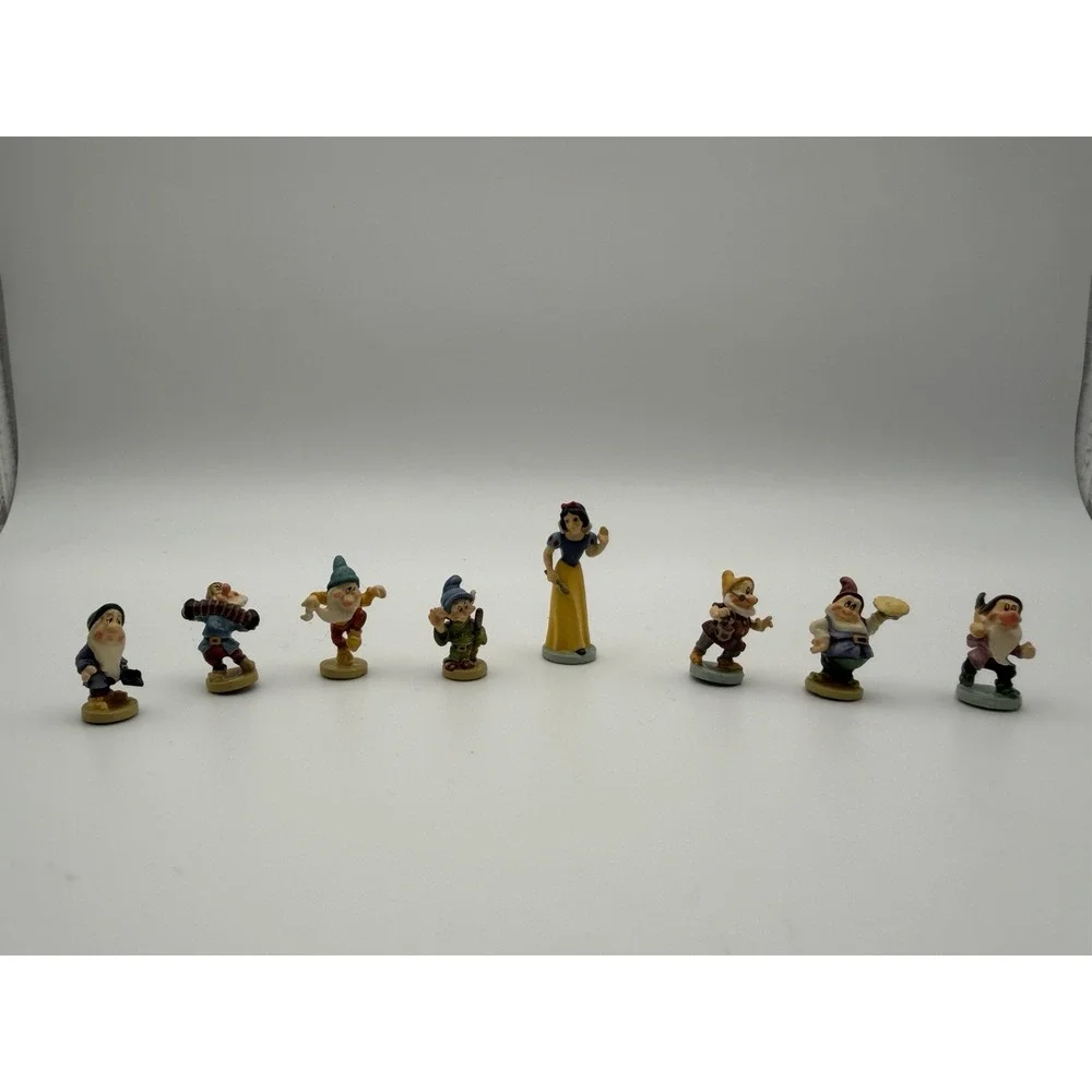 1987 Disney SNOW WHITE & SEVEN DWARFS Cottage GOEBEL Miniatures 1987 Limited Ed